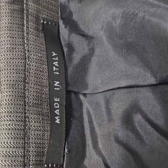 Armani Collezioni size 42L suit jacket blazer grey few tiny stains see pics - Picture 7 of 14